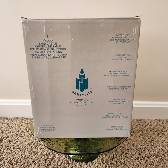 PartyLite Sandcastle #P7306 Tealight Candle Holder With Original Box & Packaging - Picture 14 of 16
